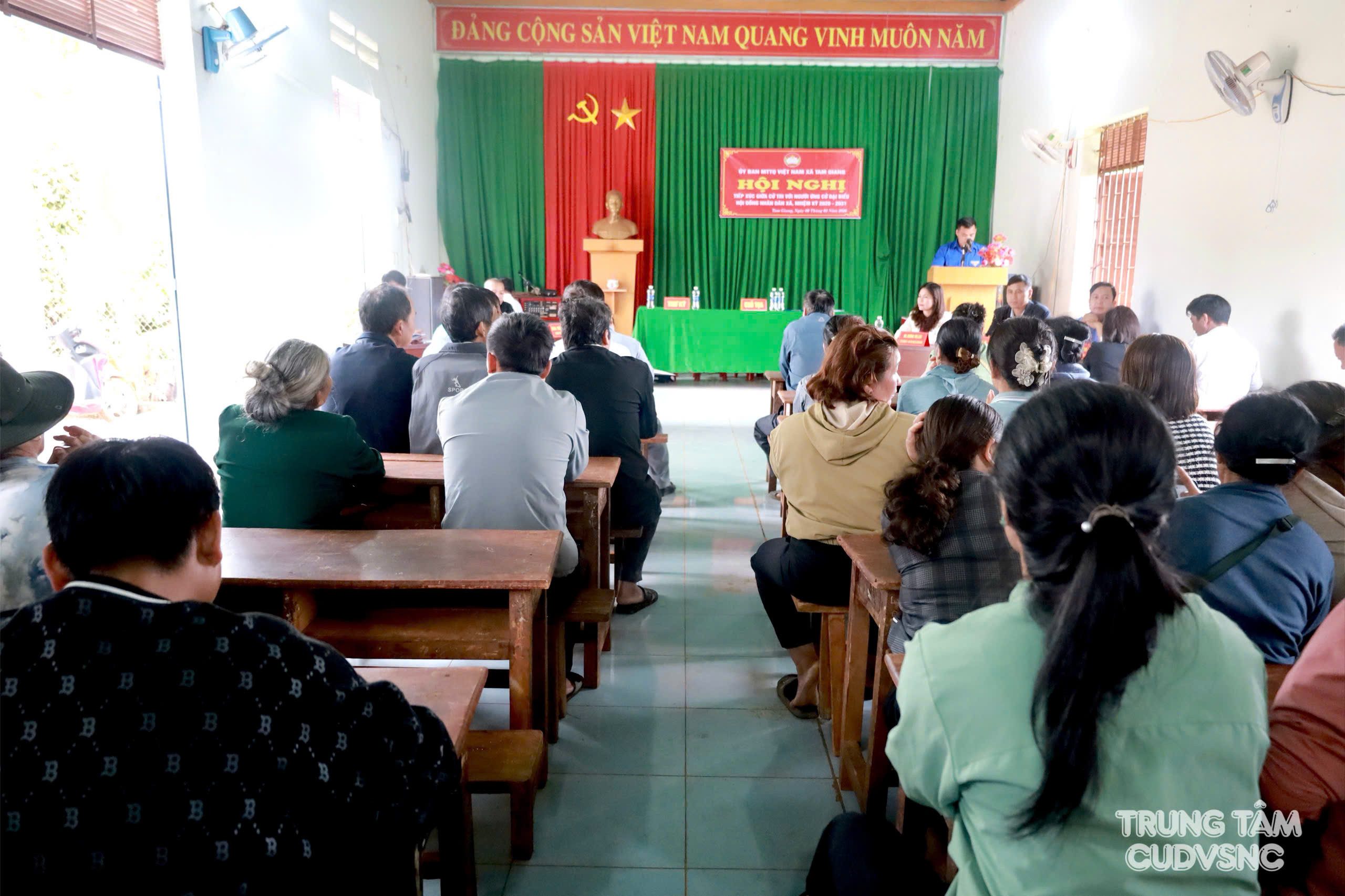 Hội nghị tiếp xúc giữa cử tri với người ứng cử đại biểu HĐND xã Tam Giang, nhiệm kỳ 2026 – 2031 tại đơn vị bầu cử số 01